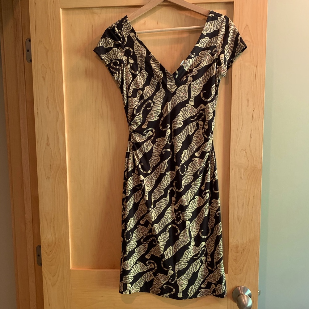Diane von Furstenberg tiger dress